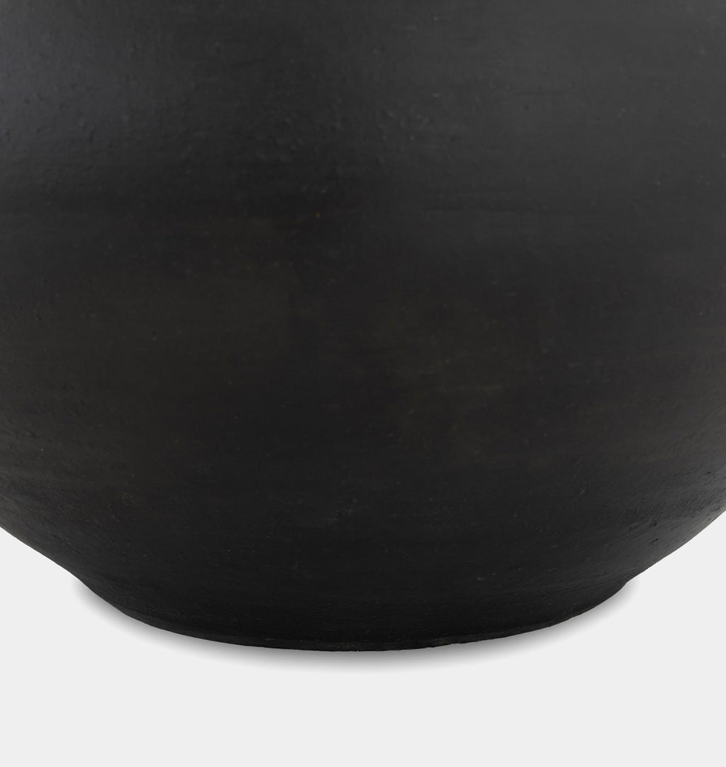 Civita Table Lamp Black Terracotta