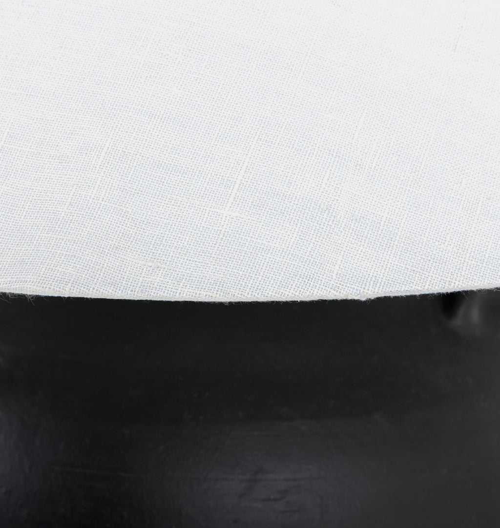 Civita Table Lamp Black Terracotta