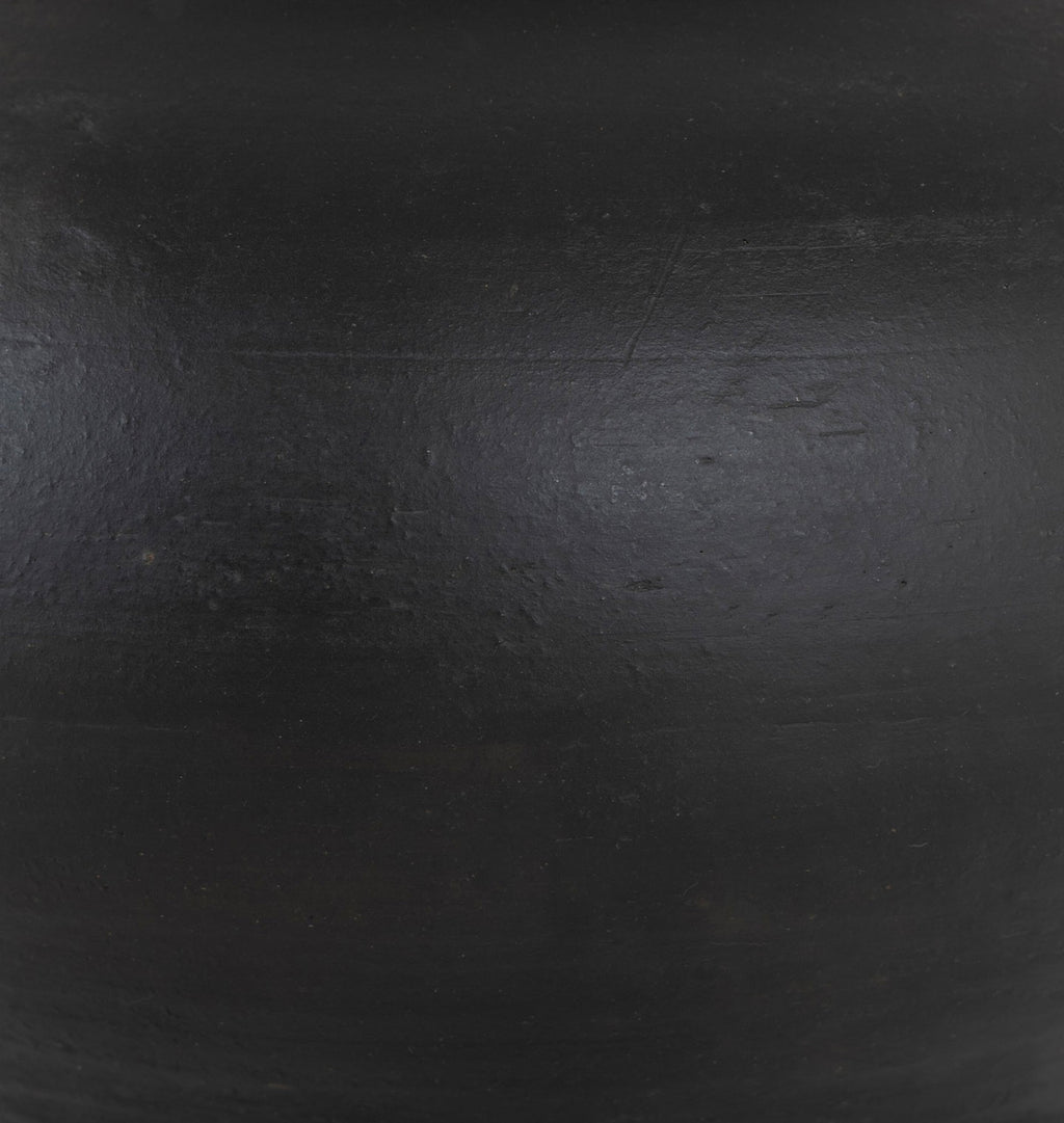 Civita Table Lamp Black Terracotta