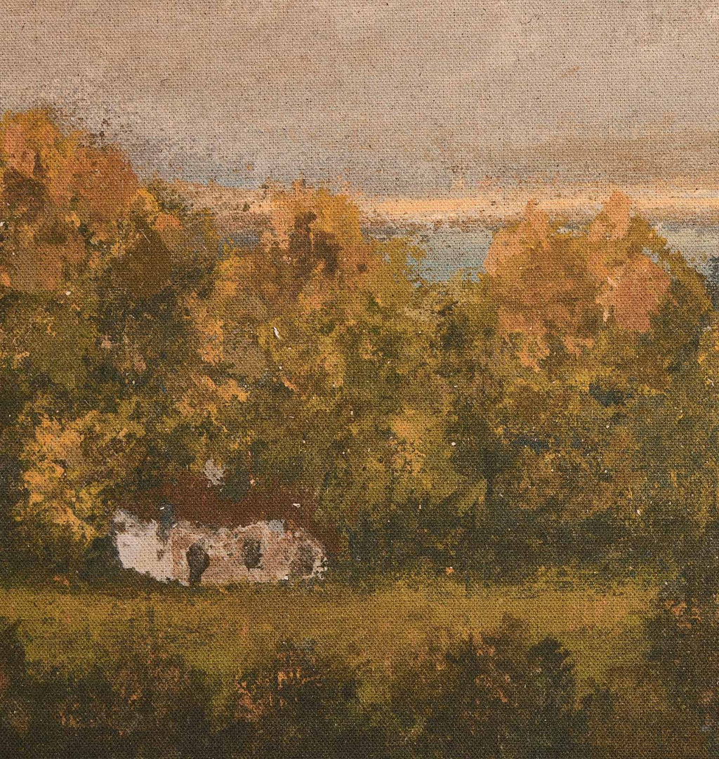 Country Lake House by Lori Payne Framed Print