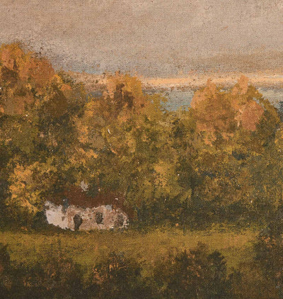Country Lake House by Lori Payne Framed Print