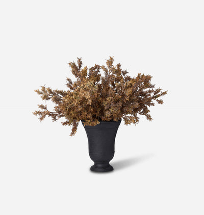 Faux Cypress Branch Bundle in Large Bergen Vase