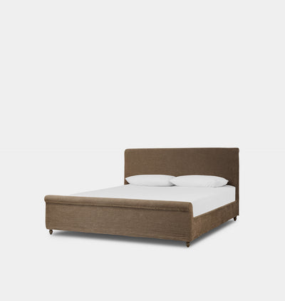 Dalia Slipcovered Bed Broadway Coffee