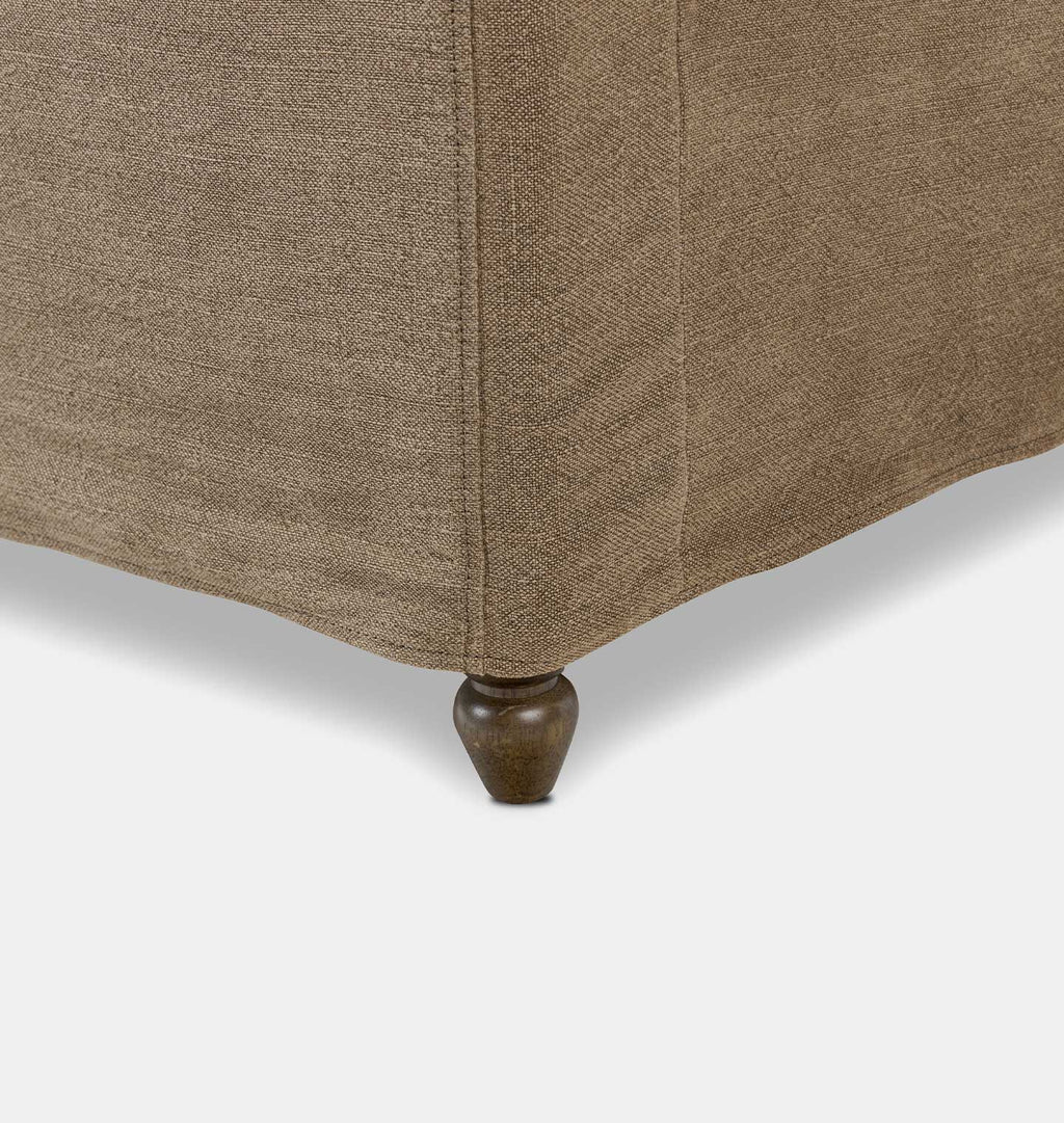 Dalia Slipcovered Bed Broadway Coffee