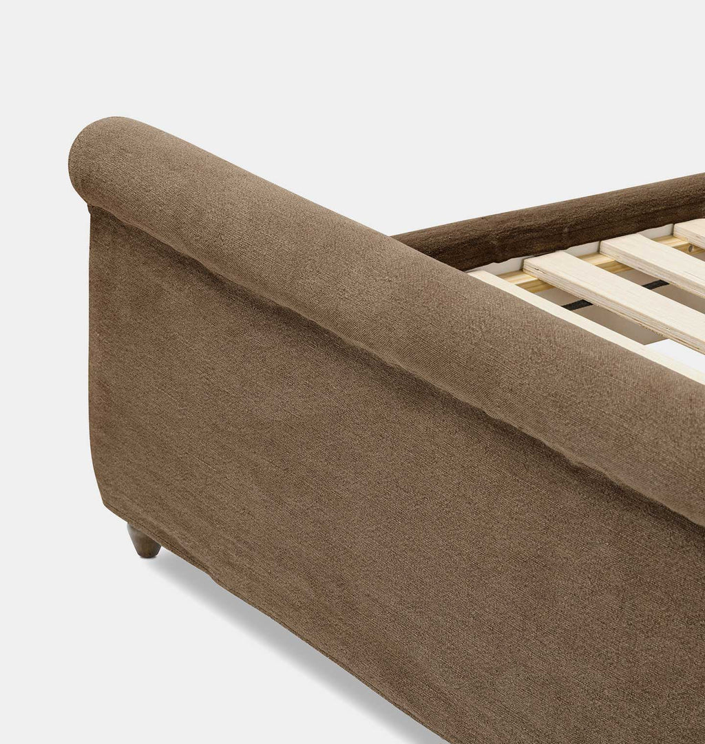 Dalia Slipcovered Bed Broadway Coffee