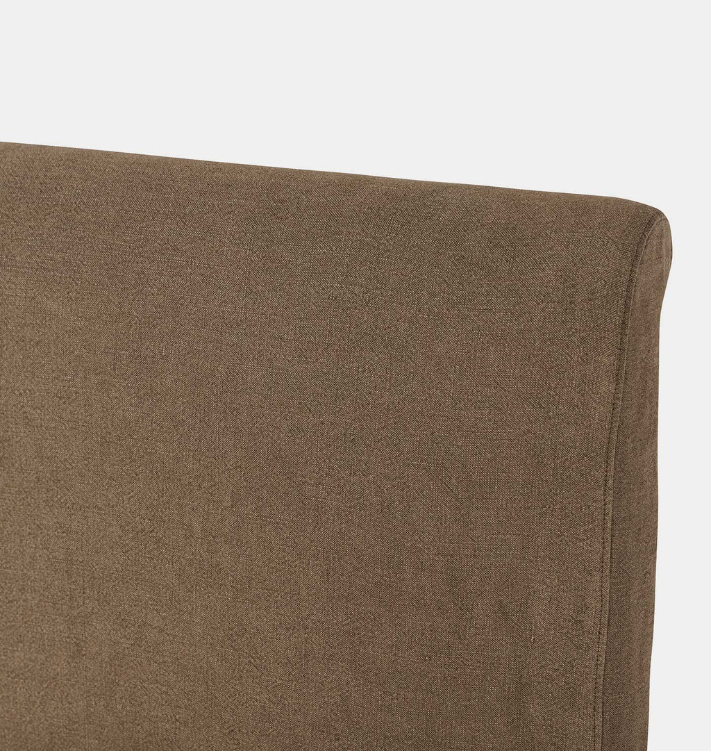 Dalia Slipcovered Bed Broadway Coffee