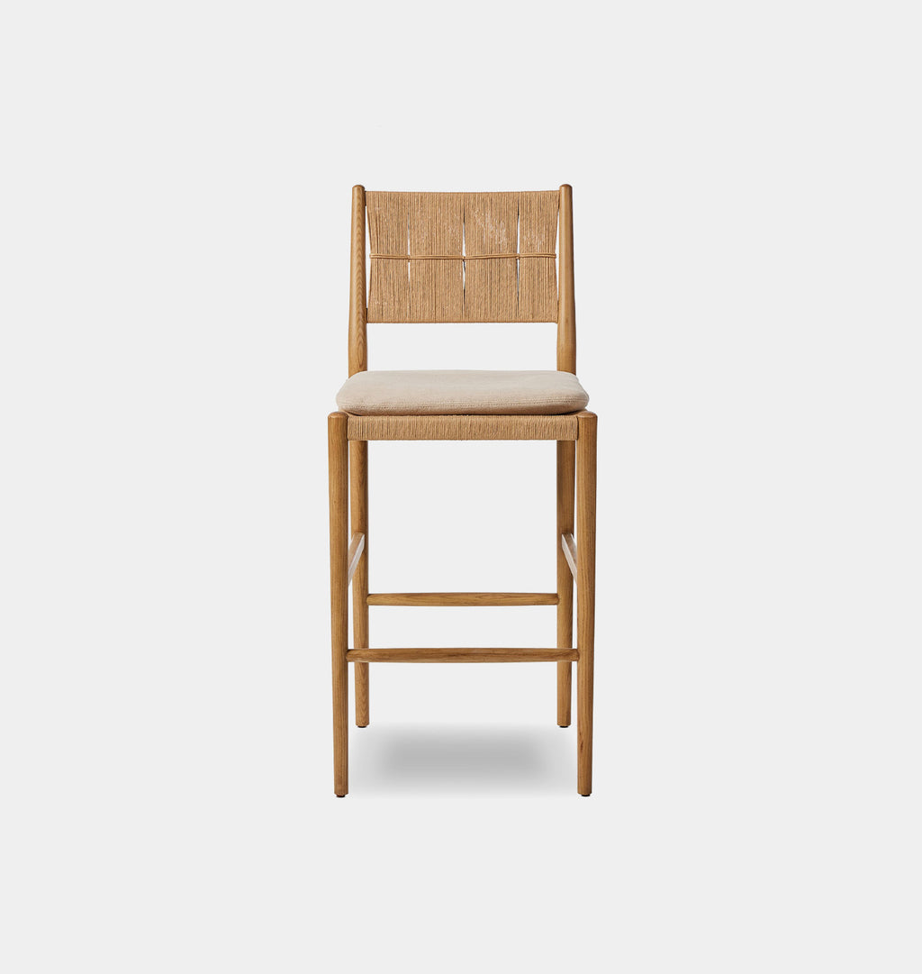 Dara Rush Bar & Counter Stool Broadway Dune Cushion