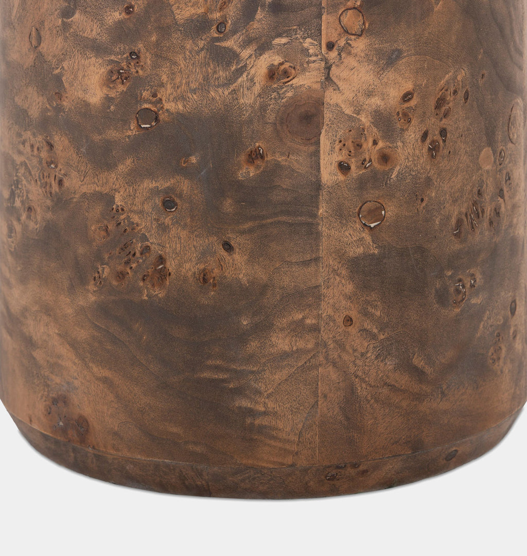 Daxton Floor Lamp Dark Brown Burl