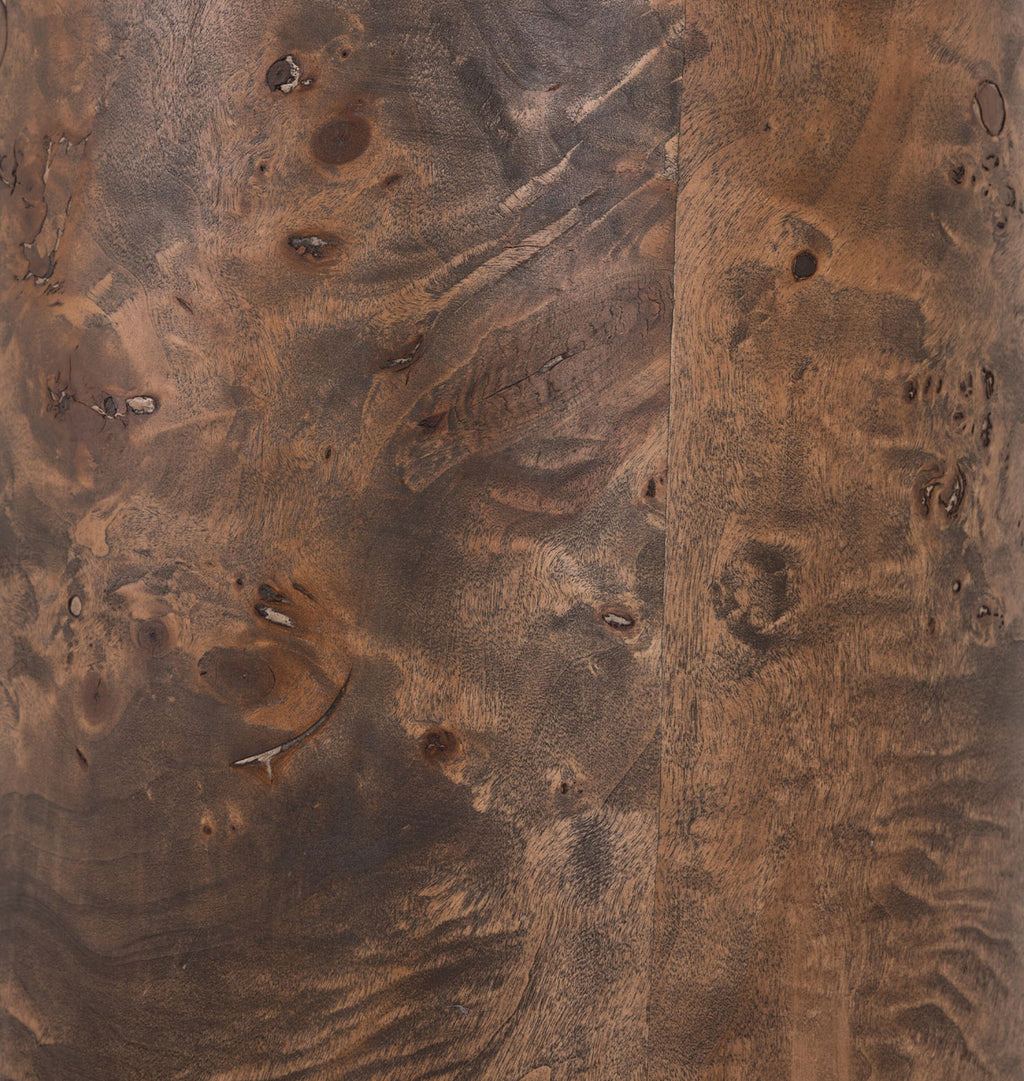 Daxton Floor Lamp Dark Brown Burl