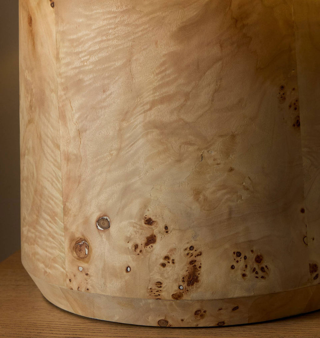 Daxton Table Lamp Light Brown Burl