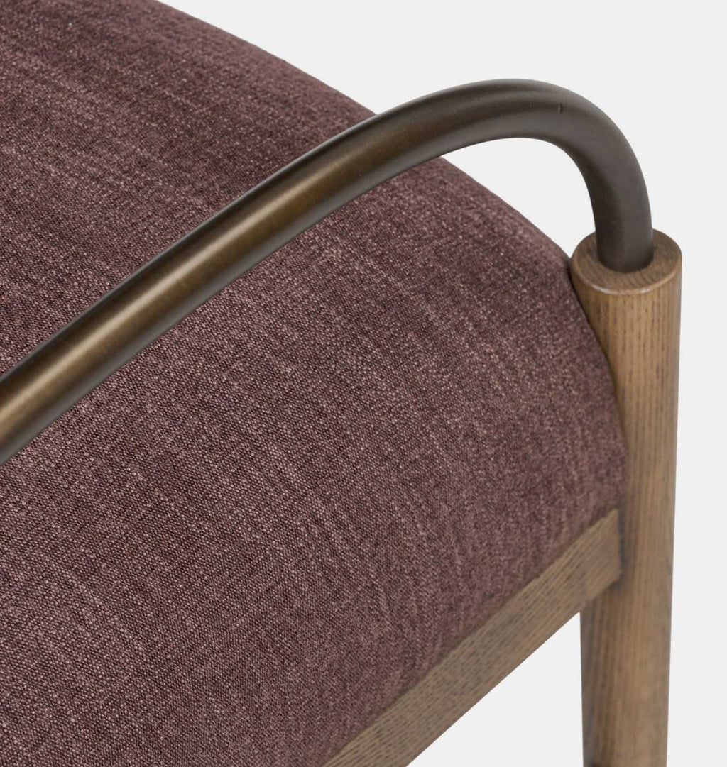 Demi Accent Stool Laughlin Plum