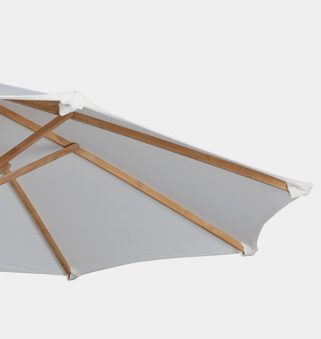 Driscoll Outdoor Round Patio Umbrella White