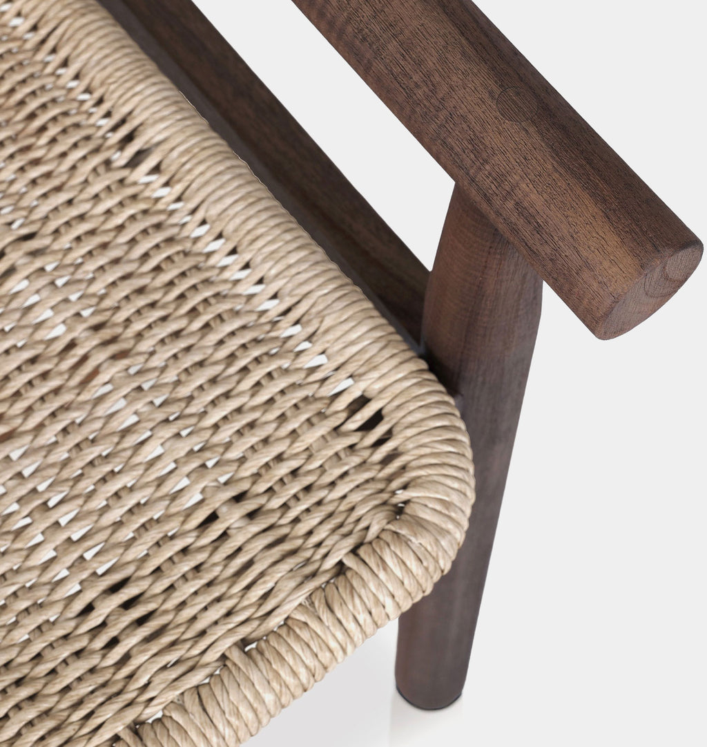 Dume Outdoor Dining Armchair Vintage White