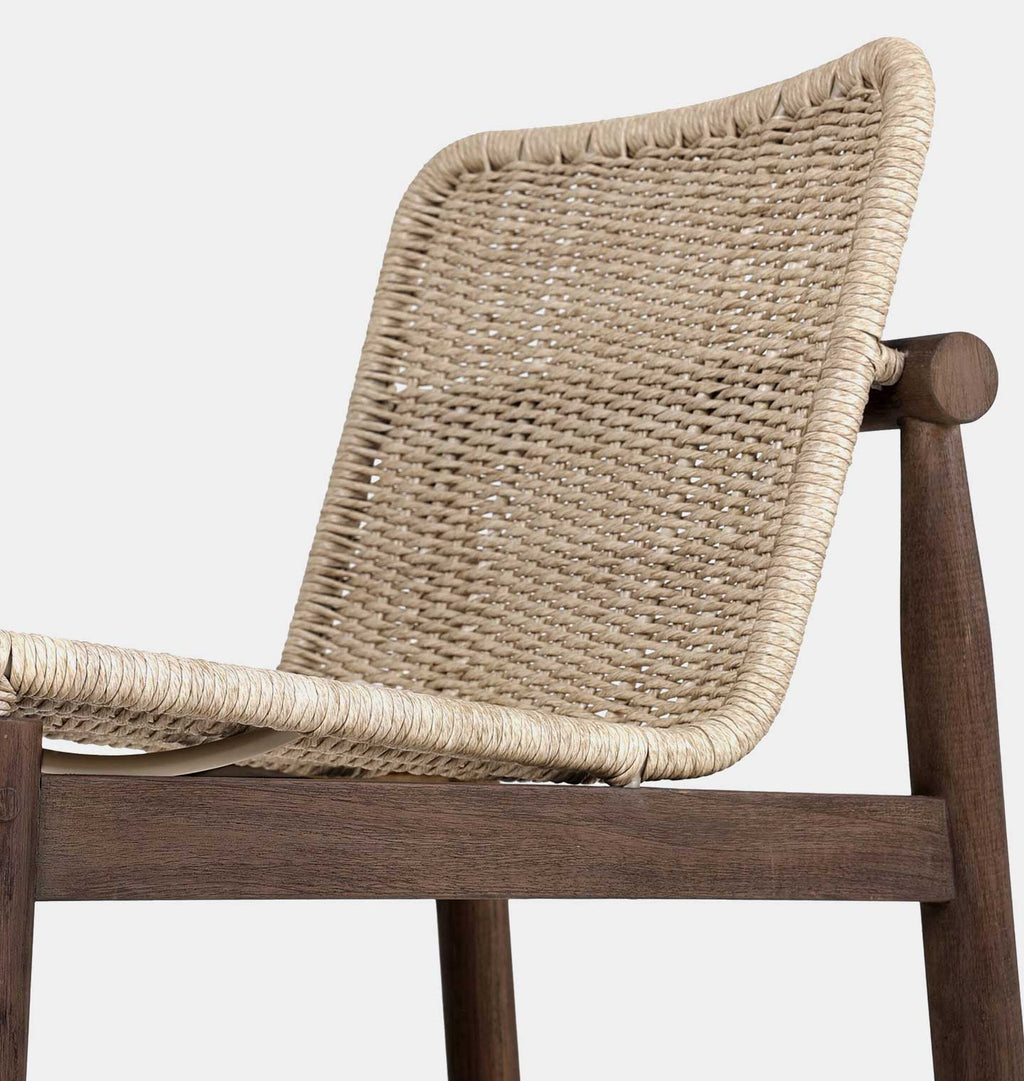 Dume Outdoor Dining Chair Vintage White