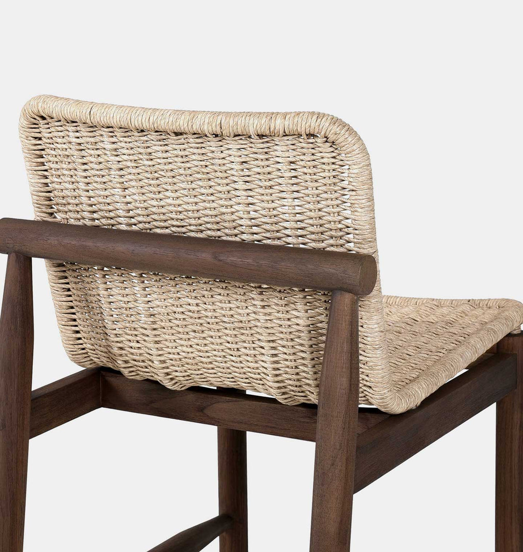 Dume Outdoor Dining Chair Vintage White