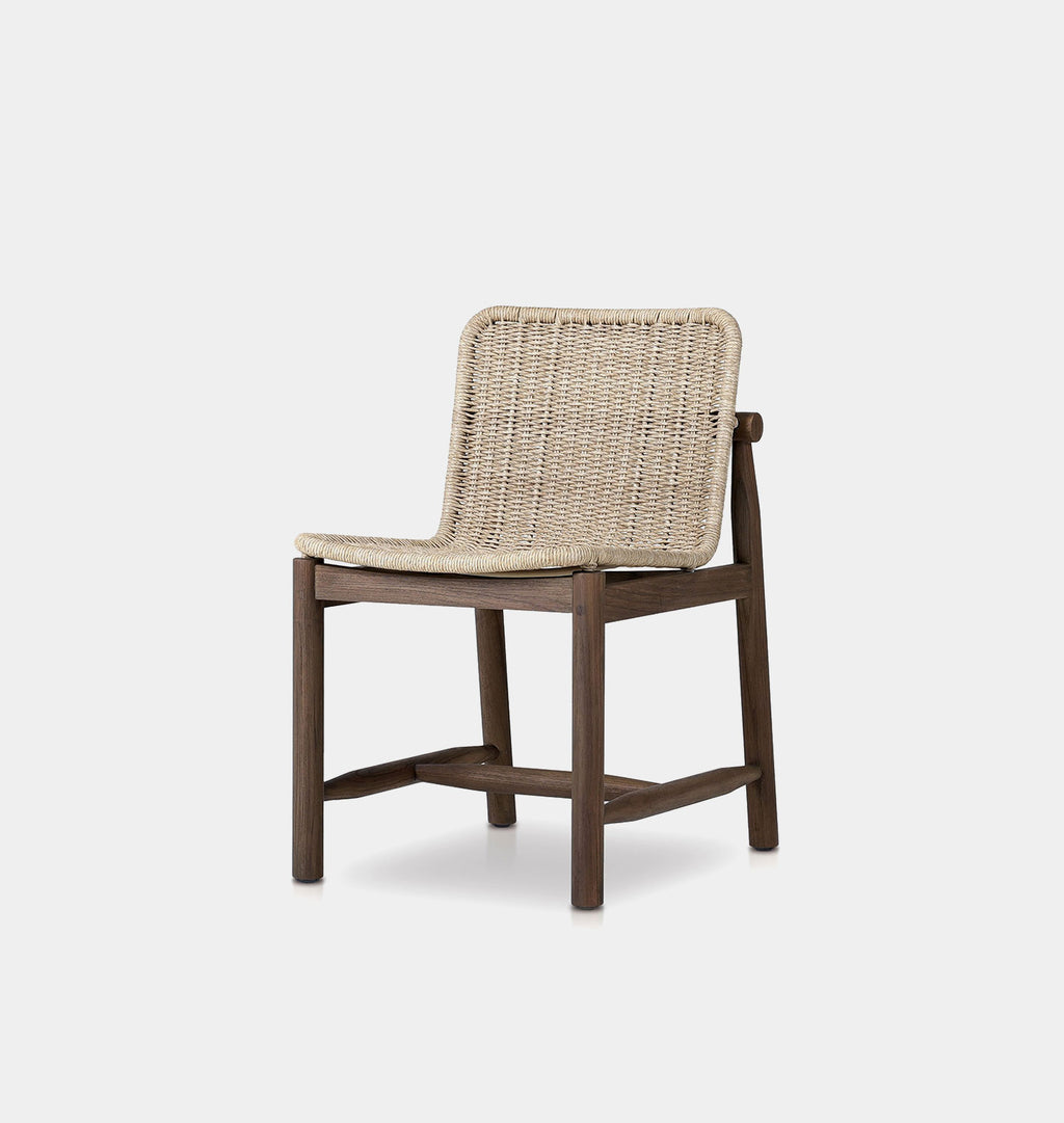 Dume Outdoor Dining Chair Vintage White