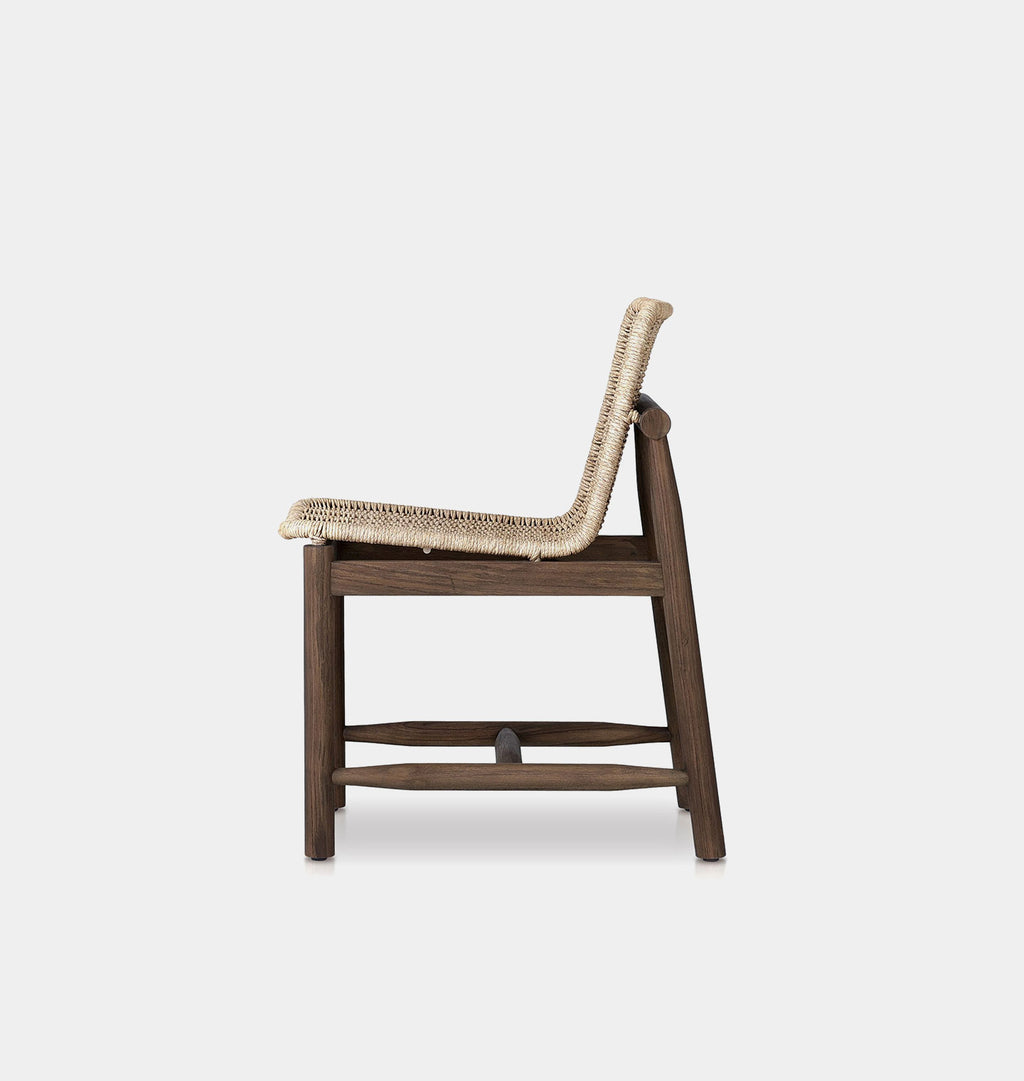 Dume Outdoor Dining Chair Vintage White