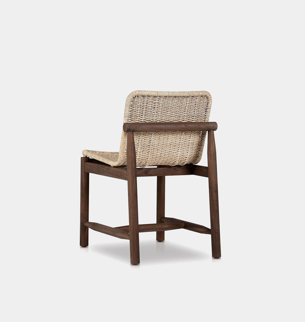 Dume Outdoor Dining Chair Vintage White
