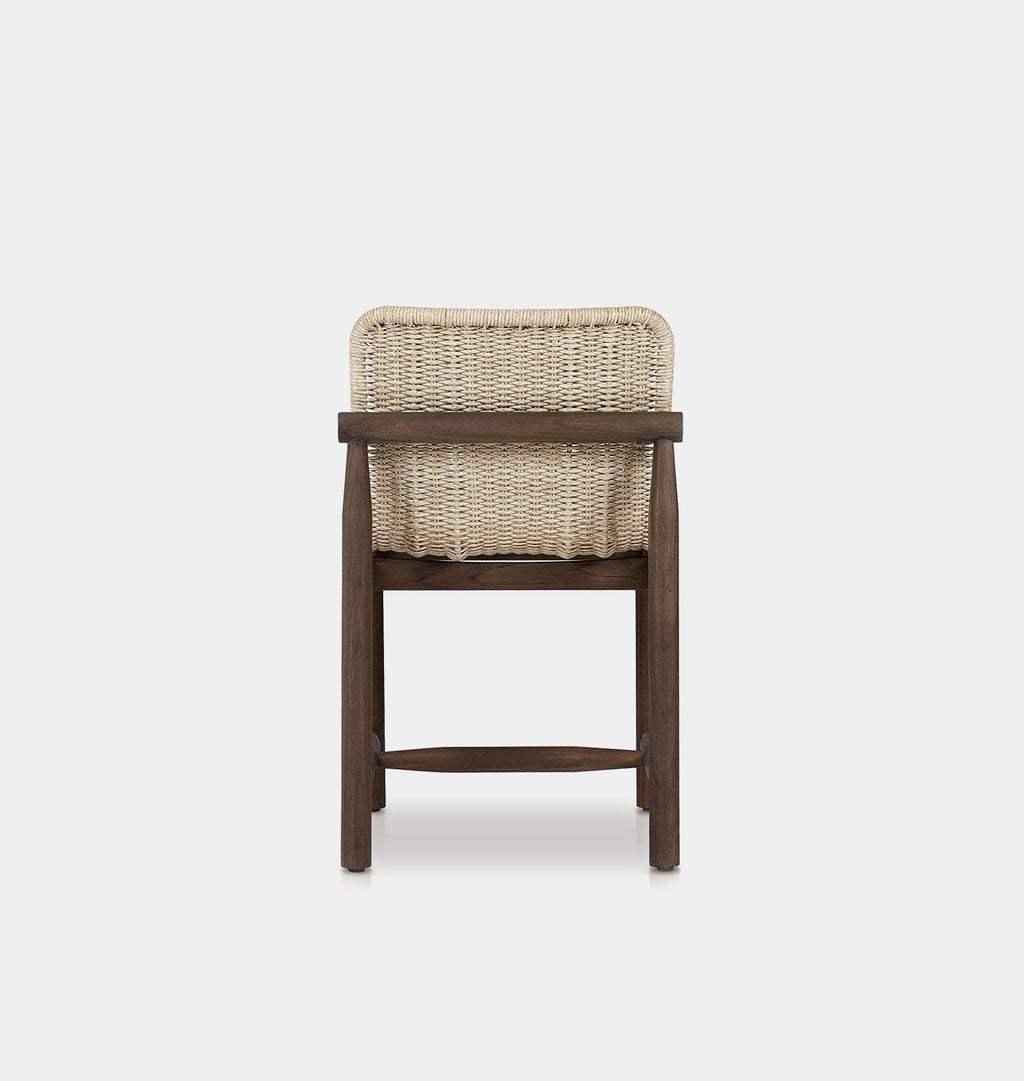 Dume Outdoor Dining Chair Vintage White