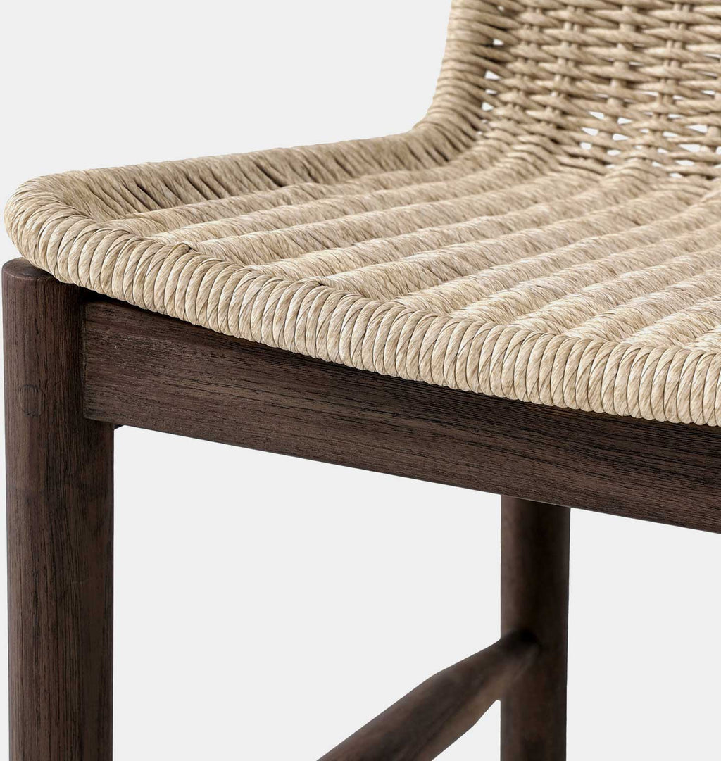 Dume Outdoor Dining Chair Vintage White