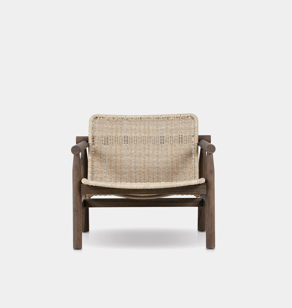 Dume Outdoor Lounge Chair Vintage White