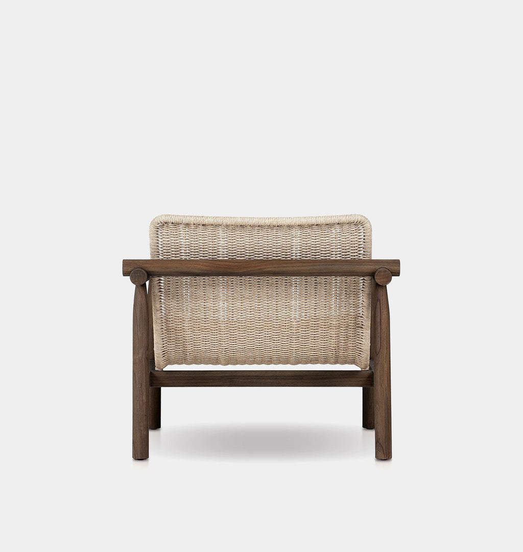Dume Outdoor Lounge Chair Vintage White