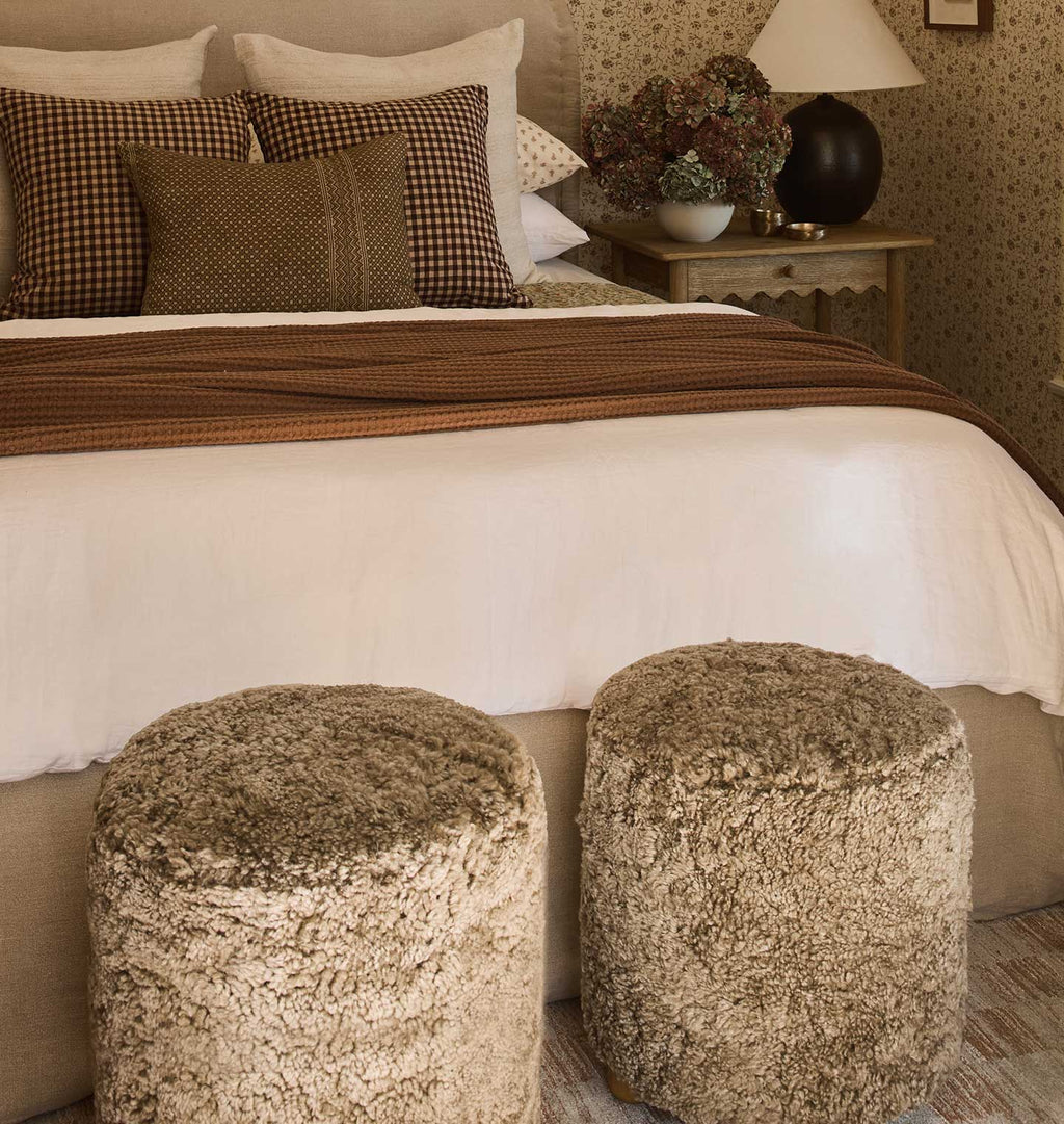 Tocho Shearling Footed Stool