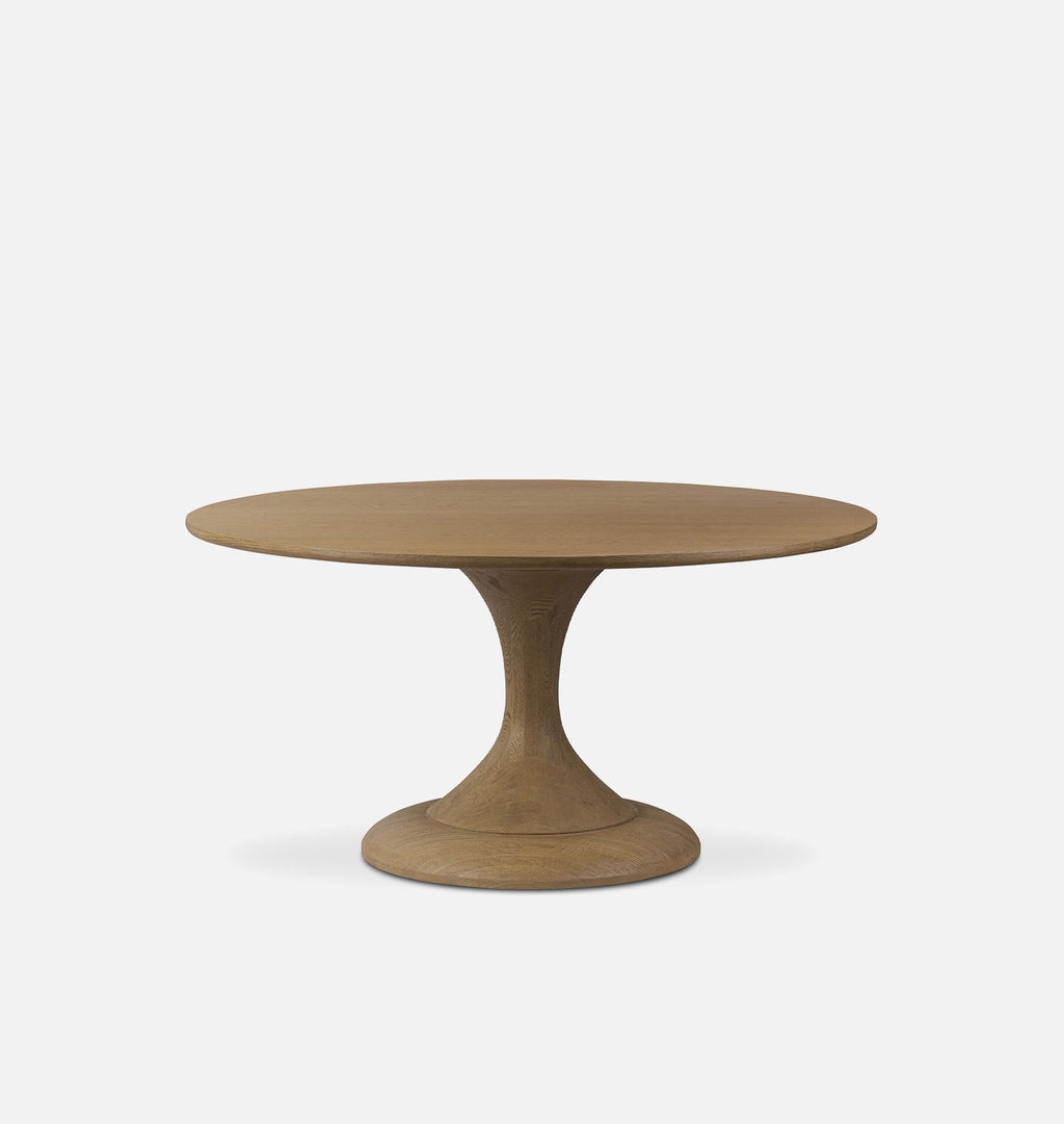Eastman Round Dining Table 60" Light Oak