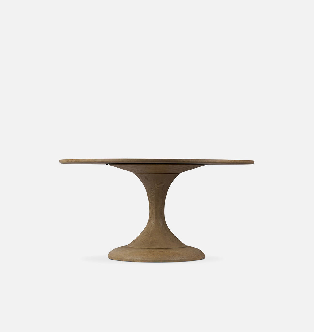 Eastman Round Dining Table 60" Light Oak