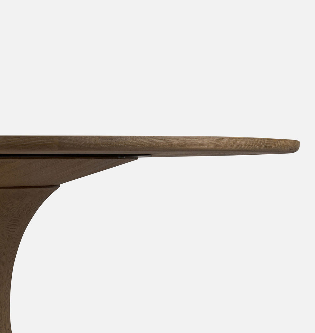 Eastman Round Dining Table 60" Light Oak