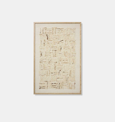 Big Sur Ivory / White Framed Wall Art