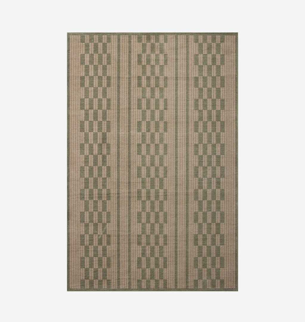 Archibald ACB-01 Natural / Green Rug