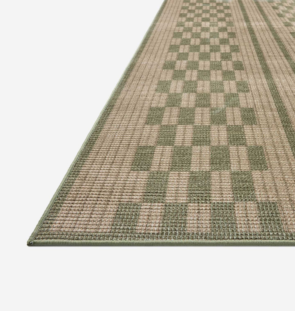 Archibald ACB-01 Natural / Green Rug