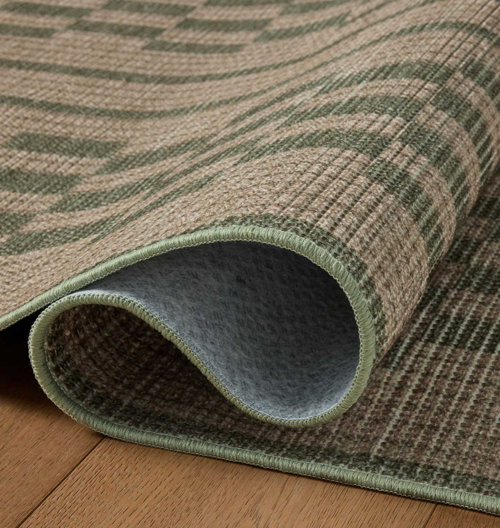 Archibald ACB-01 Natural / Green Rug