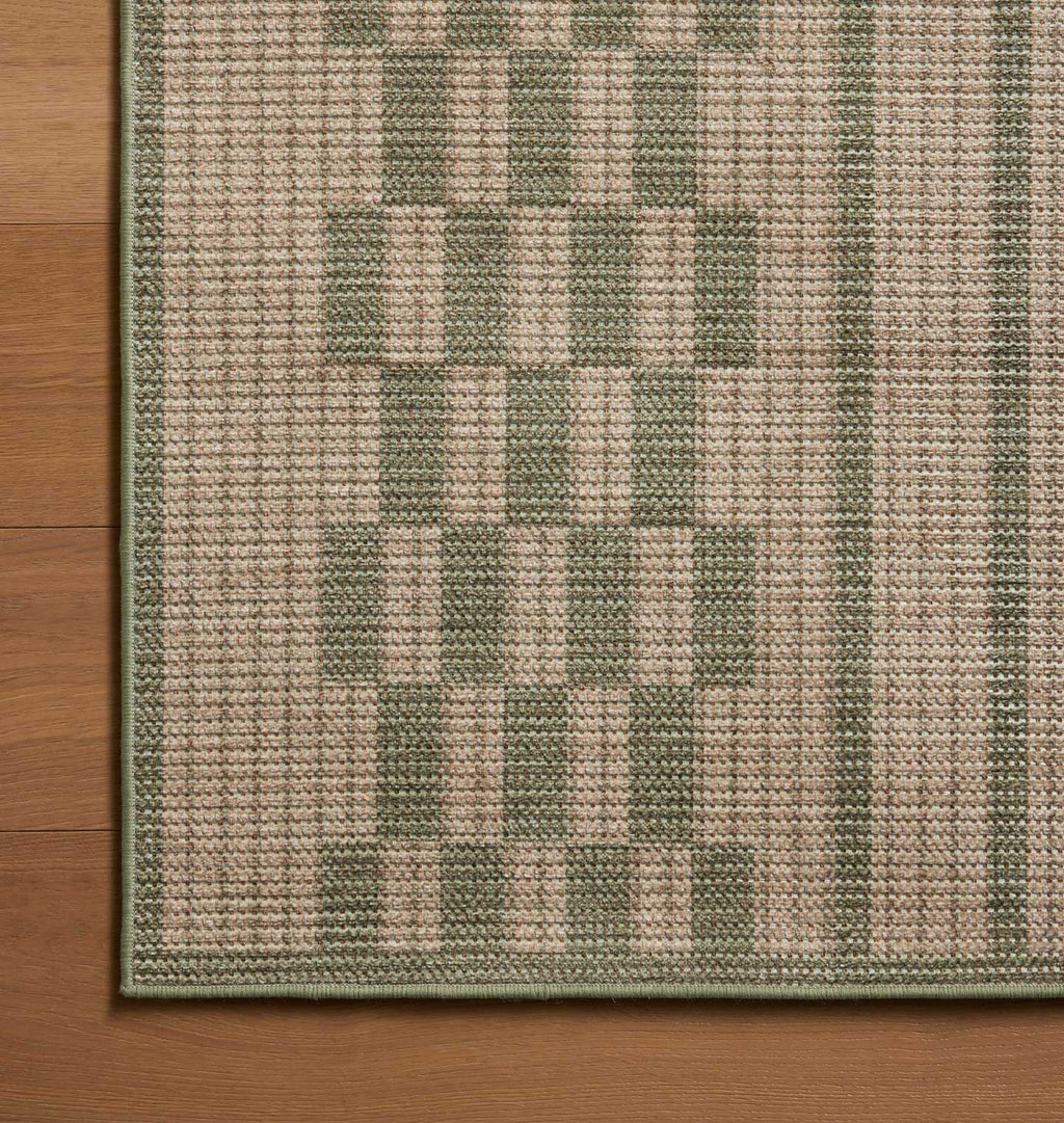 Archibald ACB-01 Natural / Green Rug