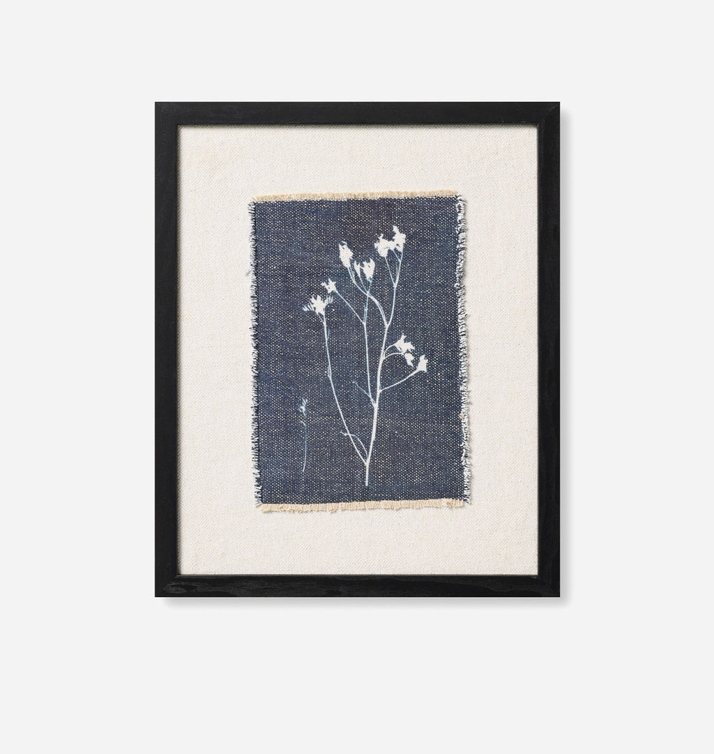 Cruz Blue / Ivory 18" x 22" Wall Art
