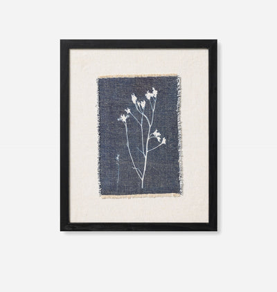 Cruz Blue / Ivory 18" x 22" Wall Art