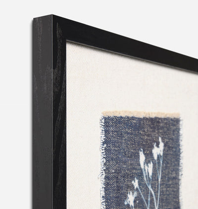 Cruz Blue / Ivory 18" x 22" Wall Art