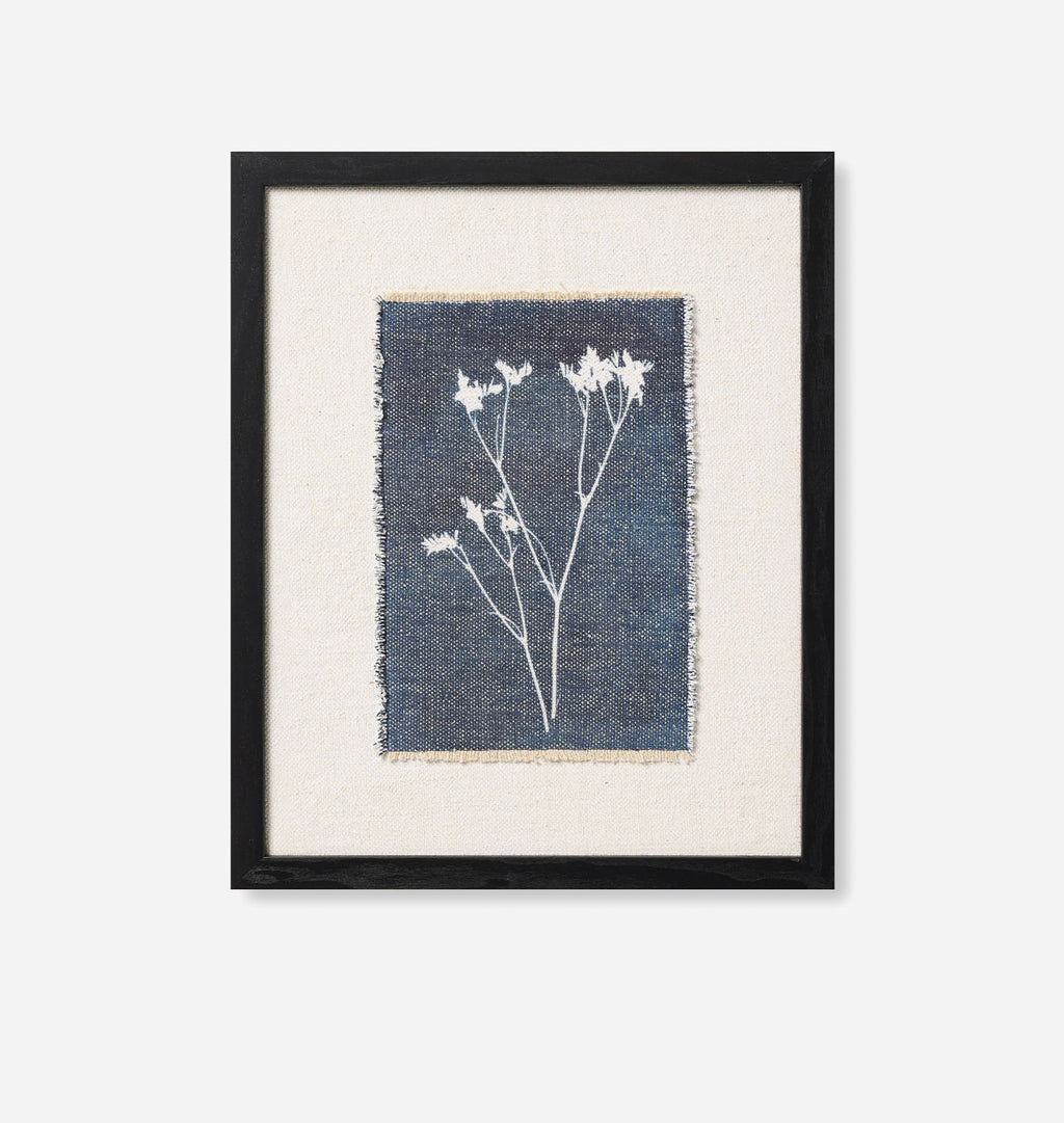 Ferris Blue / Ivory 18" x 22" Wall Art