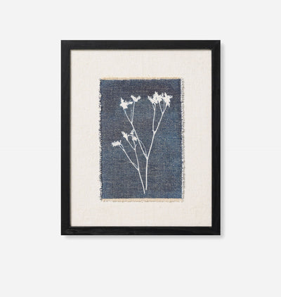 Ferris Blue / Ivory 18" x 22" Wall Art