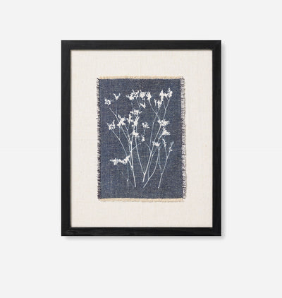 Whitney Blue / Ivory 18" x 22" Wall Art