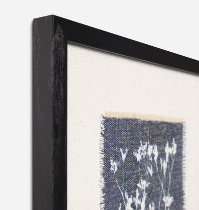 Whitney Blue / Ivory 18" x 22" Wall Art