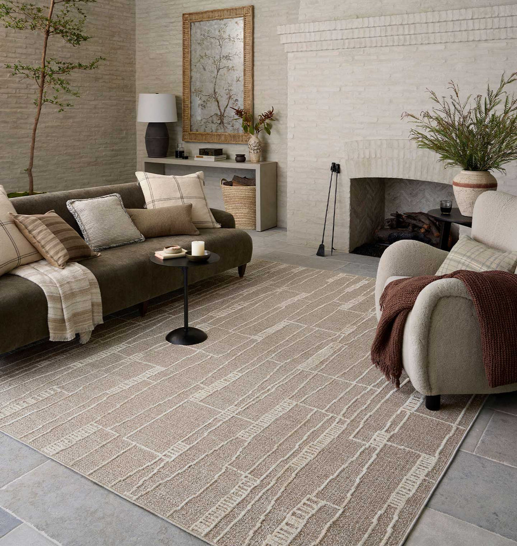 Bexley BEX-05 Mushroom / Natural Area Rug