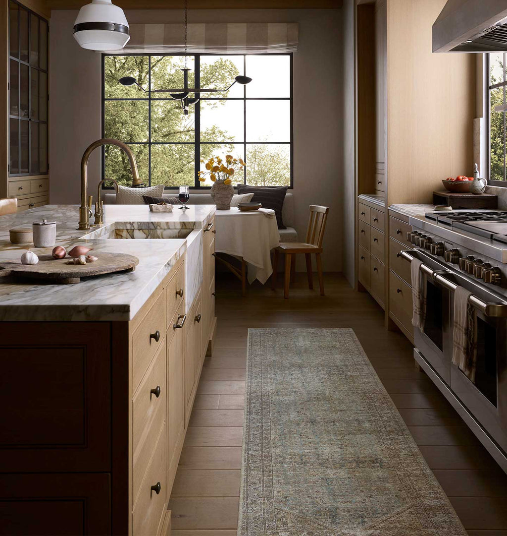 Cambria CBR-05 Aqua / Natural Area Rug