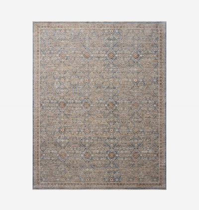 Ethel ETH-04 Sky / Brick Rug