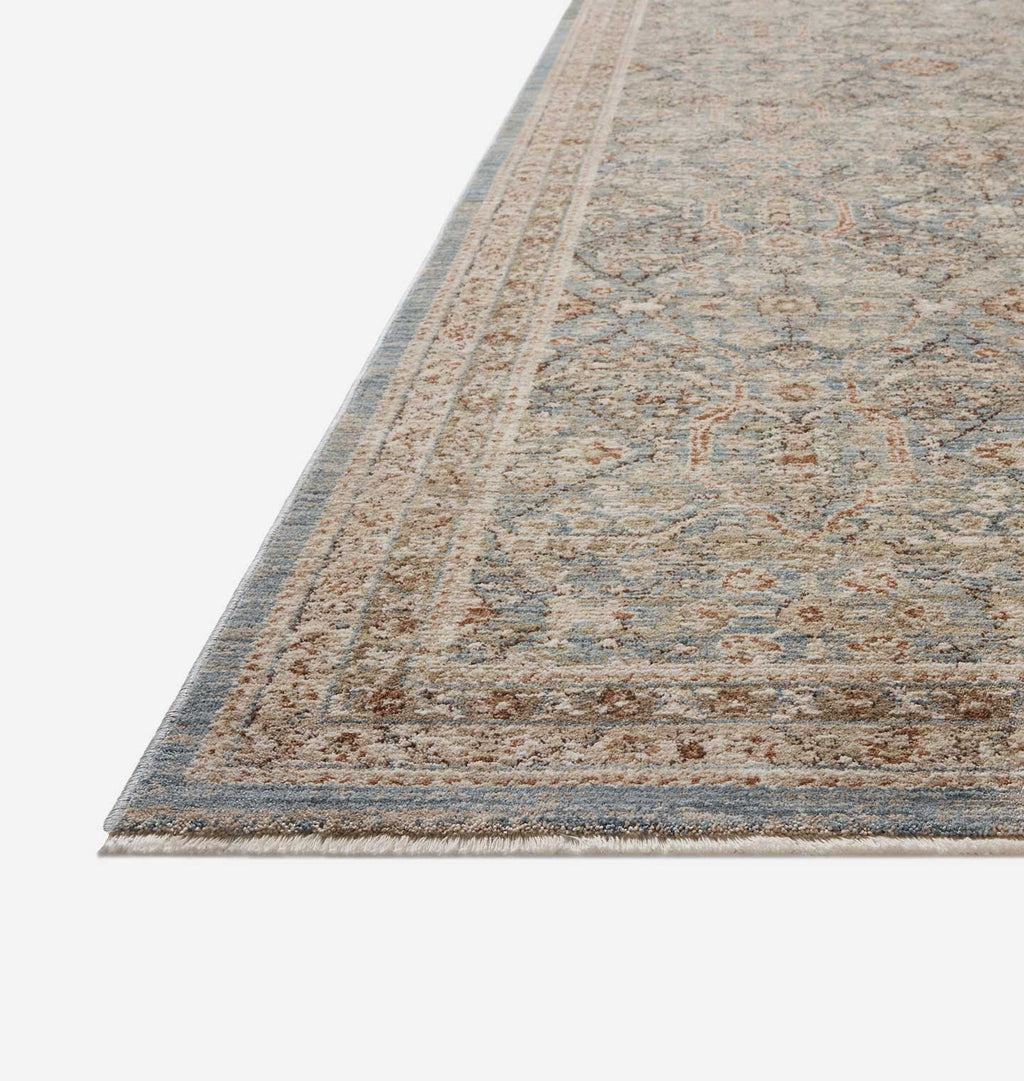 Ethel ETH-04 Sky / Brick Rug
