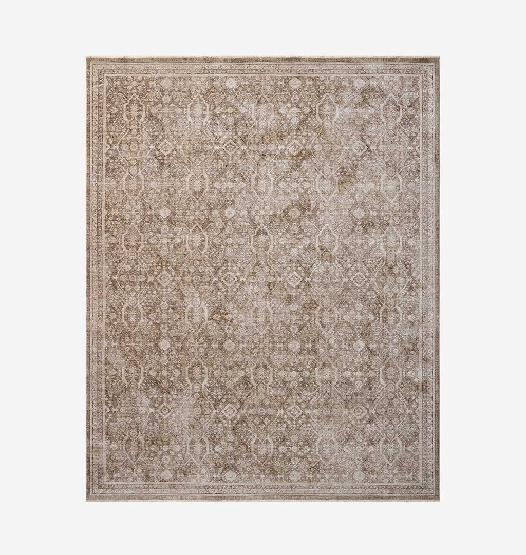 Ethel ETH-05 Olive / Natural Rug