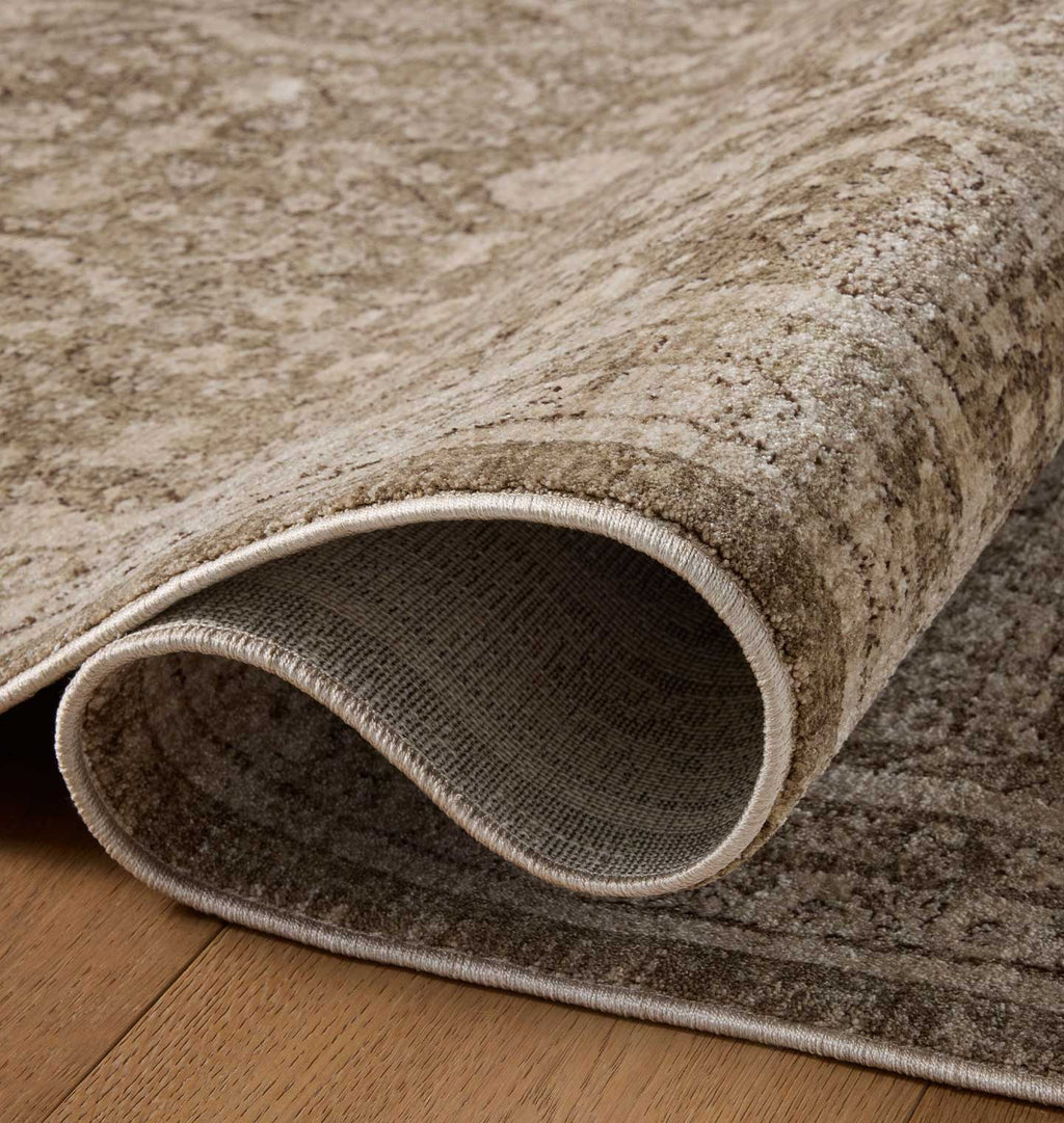 Ethel ETH-05 Olive / Natural Rug