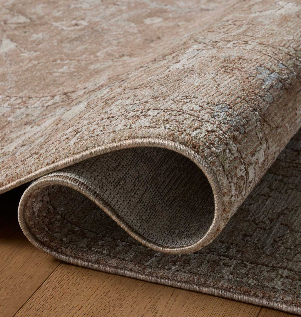 Ethel ETH-07 Mushroom / Mist Rug