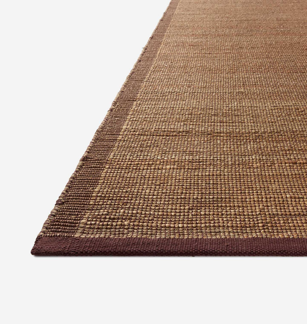Gertrude GRT-01 Natural / Plum Rug